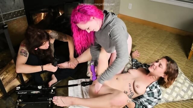 Lesbian Sex Night With Her Friends